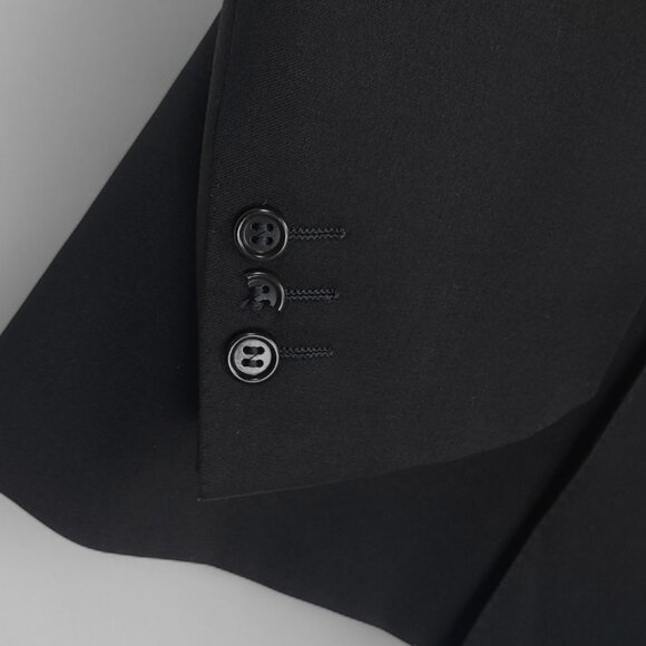 Vintage Canali 46L-48L Double Breasted Virgin Wool Sports Coat Blazer - Picture 6 of 12